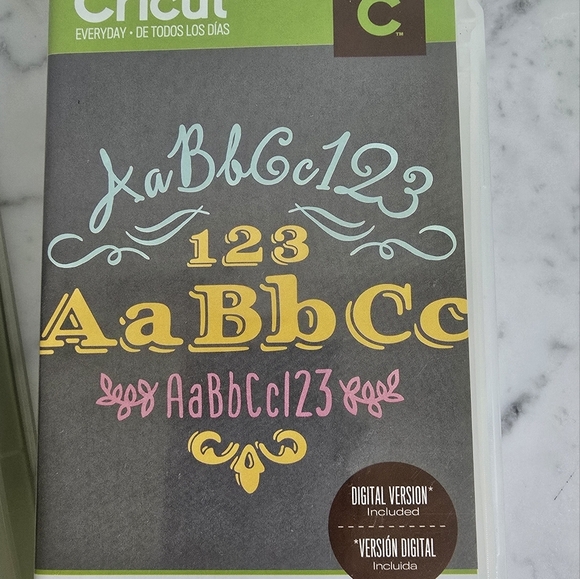 Cricut Cartridge - Chalkboard Fonts - Cricut Explore Provo Craft - Picture 5 of 5